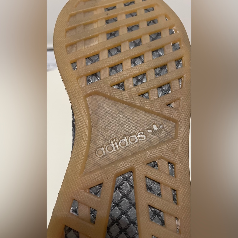 NWOB adidas Originals Deerupt Runner ( Grey/Grey/Cloud White) Men’s Sz 9 - Picture 13 of 14